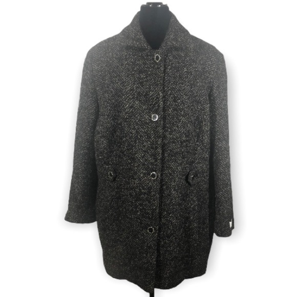 Calvin Klein brown coat with wool size 1X - Picture 1 of 14